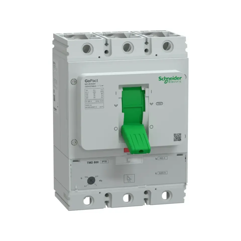 Schneider Electric G80H3TM800, GoPact, 560-800 Amper, 3 Kutuplu, 70 kA, Kompakt Şalter, G800H, TM800D