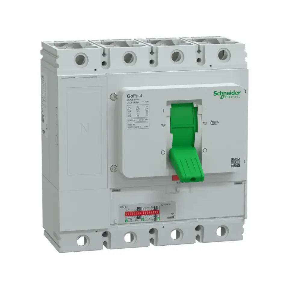 Schneider Electric G80H4E800, GoPact, 200-800 Amper, 4 Kutuplu, 70 kA, Kompakt Şalter, G800H, ETU800