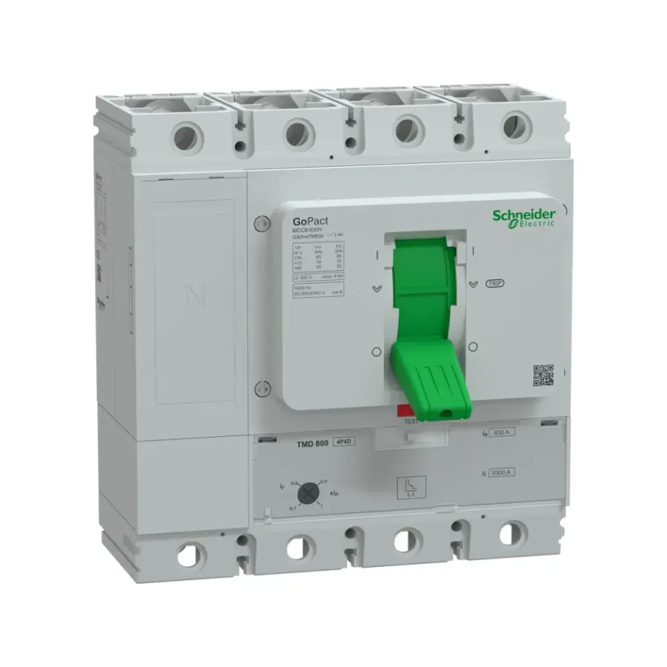 Schneider Electric G80H4TM630, GoPact, 441-630 Amper, 4 Kutuplu, 70 kA, Kompakt Şalter, G800H, TM630D