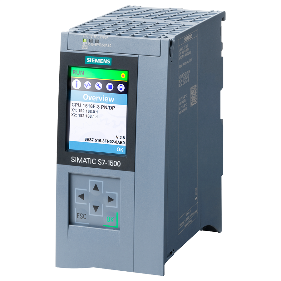 Siemens 6ES7516-3FN02-0AB0 CPU 1516F-3 PN/DP S7-1500 Failsafe CPU