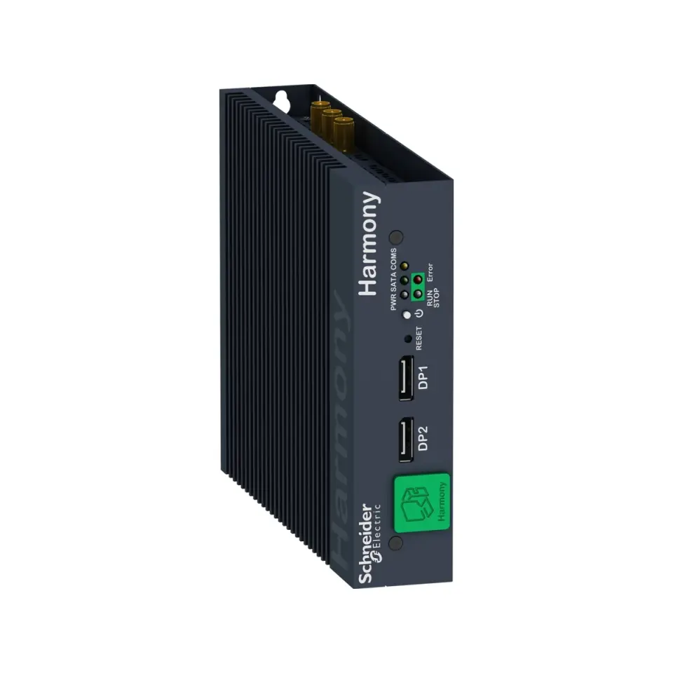 Schneider HMIBMOMA5DD1101, Harmony iPC, IIoT Edge Box PC, Node-Red Yüklü, Win 10 IoT Enterprise, Intel Atom E3930 Dual Core 1.8 GHz İşlemci, 64GB SSD