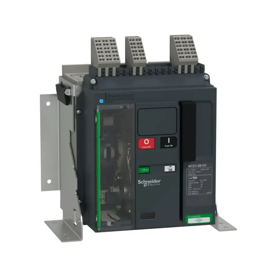 Schneider Electric MTZ108_H12E3PMFHH, MasterPact MTZ Active, 320-800 Amper, 3 Kutuplu, 42 kA, Sabit Açık Tip Güç Şalteri, MicroLogic 2.0E