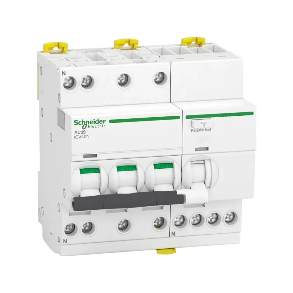 Schneider Electric A9DE7710, Acti 9 iDPNa Vigi, 10 Amper, 300mA, AC Tip, Kaçak Akım Korumalı Otomatik Sigorta, 6 kA, 3 Faz+Nötr