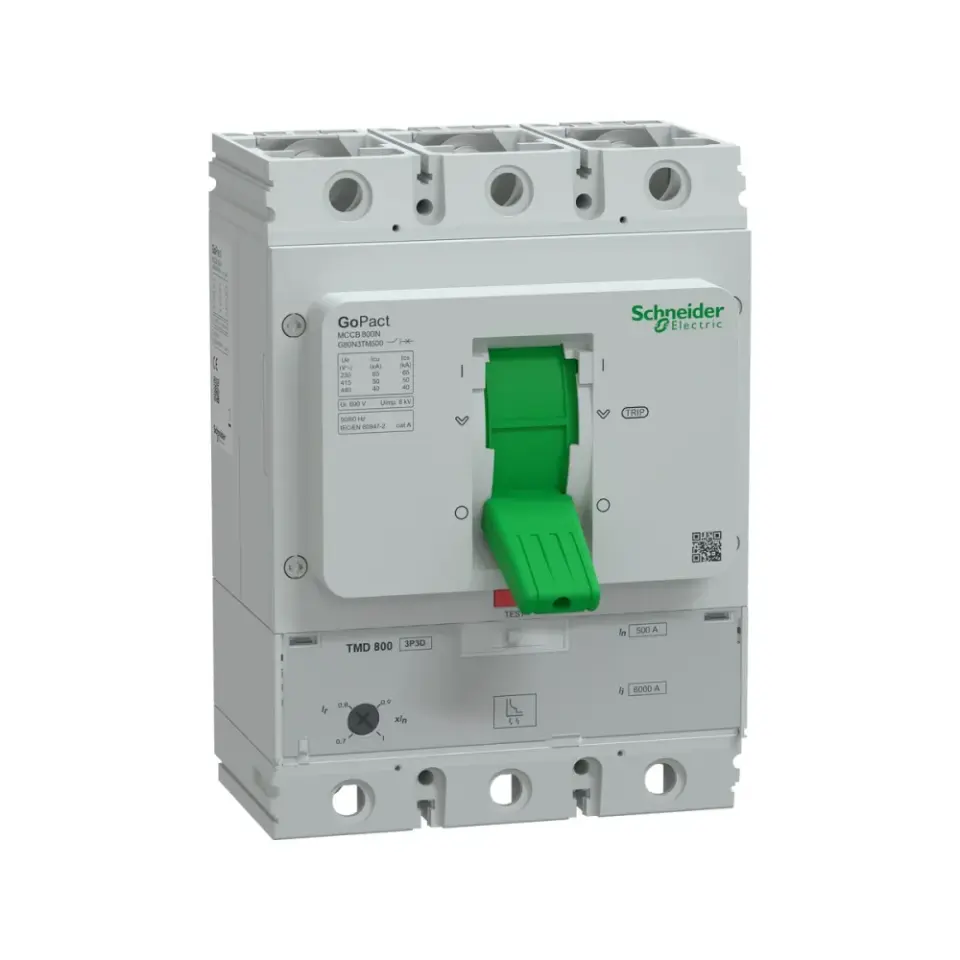 Schneider Electric G80N3TM500, GoPact, 350-500 Amper, 3 Kutuplu, 50 kA, Kompakt Şalter, G800N, TM500D