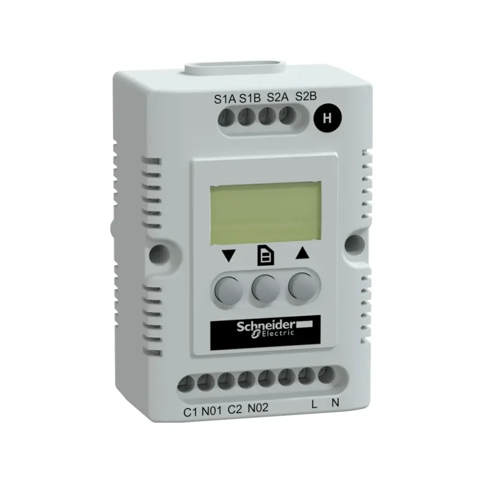 Schneider Electric NSYCCOHY230VID, ClimaSys, Elektronik Pano Higrostatı(Nem Ölçer), %20-%80, 200-240 Volt AC