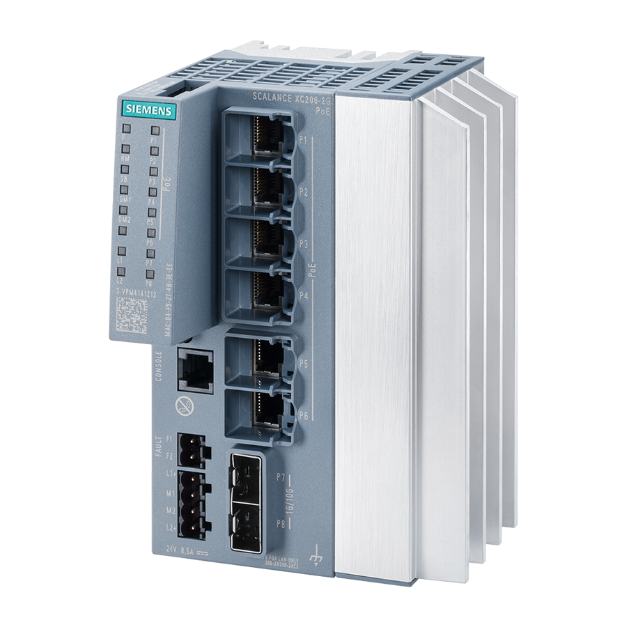 Siemens 6GK5206-2RS00-2AC2 XC206-2G PoE