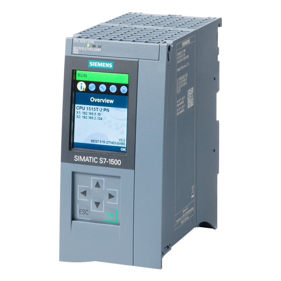 Siemens 6ES7515-2TN03-0AB0 SIMATIC S7-1500T CPU 1515T-2 PN S7-1500 Müdül ve CPU
