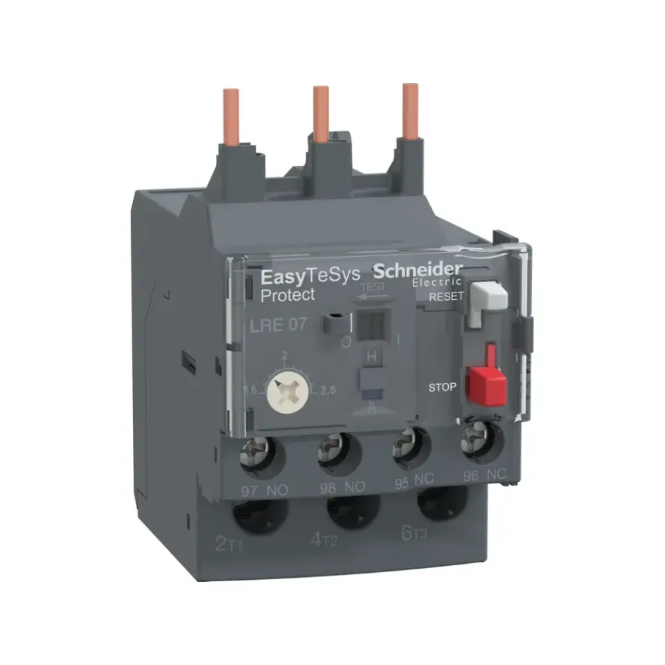 Schneider Electric LRE07, EasyPact TVS, 1.6-2.5 Amper, LC1E06-E38 Kontaktörler için Termik Röle