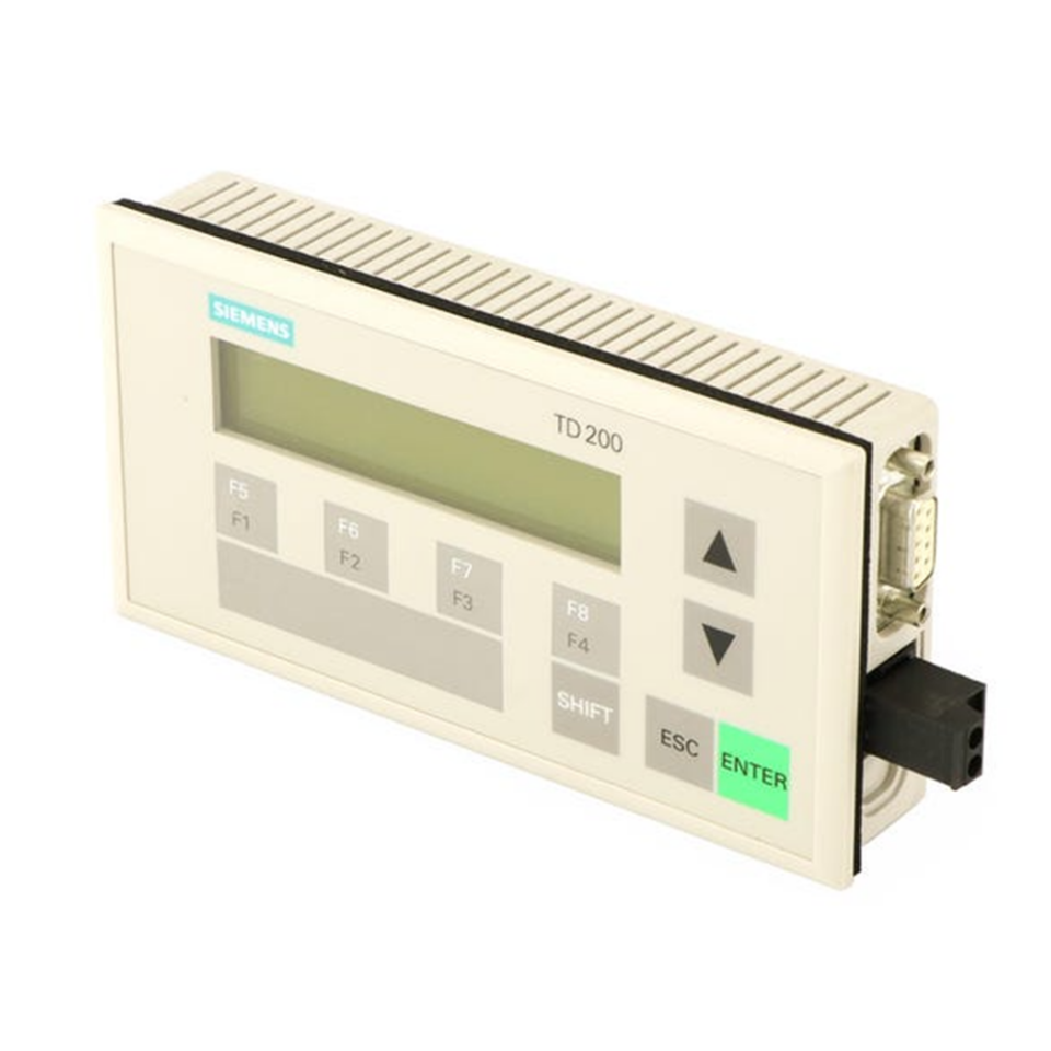 Siemens 6ES7272-0AA30-0YA0 Simatic S7 TD 200 Ekran