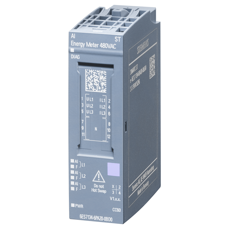 Siemens 6ES7134-6PA20-0BD0 SIMATIC ET 200SP, Analog giriş modülü, AI Enerji Ölçer