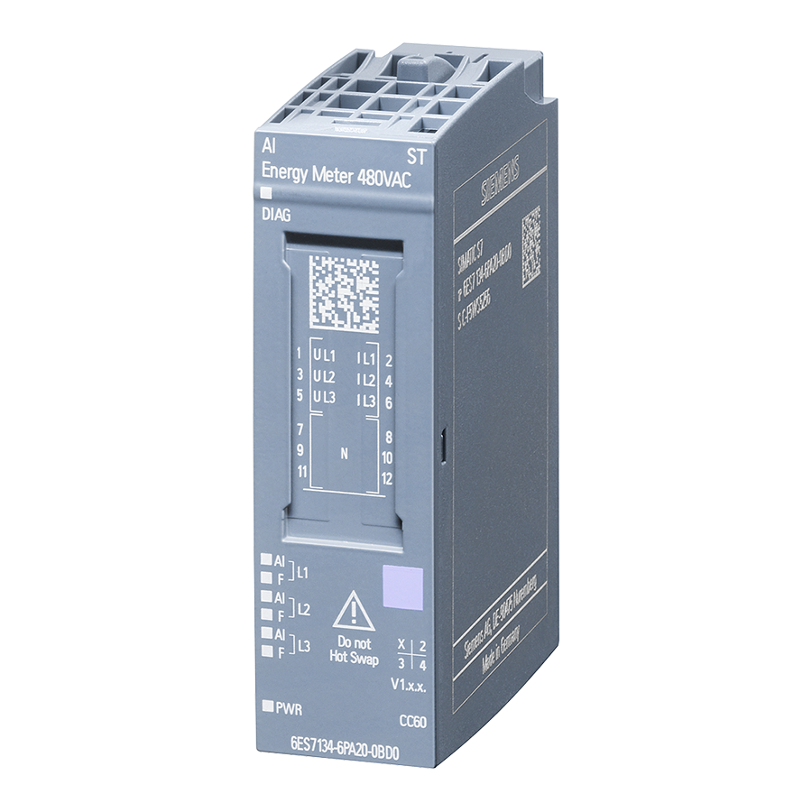 Siemens 6ES7134-6PA20-0BD0 SIMATIC ET 200SP, Analog giriş modülü, AI Enerji Ölçer