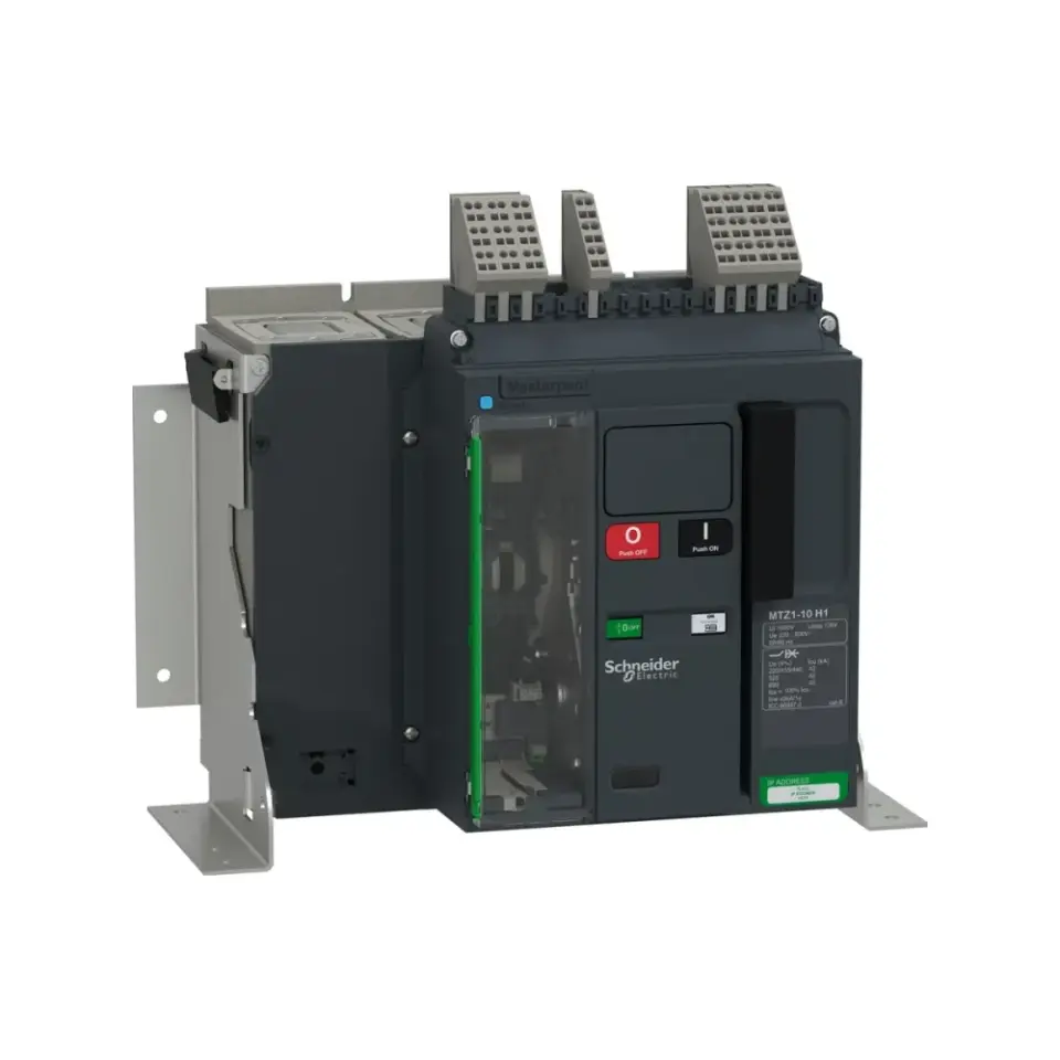 Schneider Electric MTZ110_H12E4PMFHH, MasterPact MTZ Active, 400-1000 Amper, 4 Kutuplu, 42 kA, Sabit Açık Tip Güç Şalteri, MicroLogic 2.0E