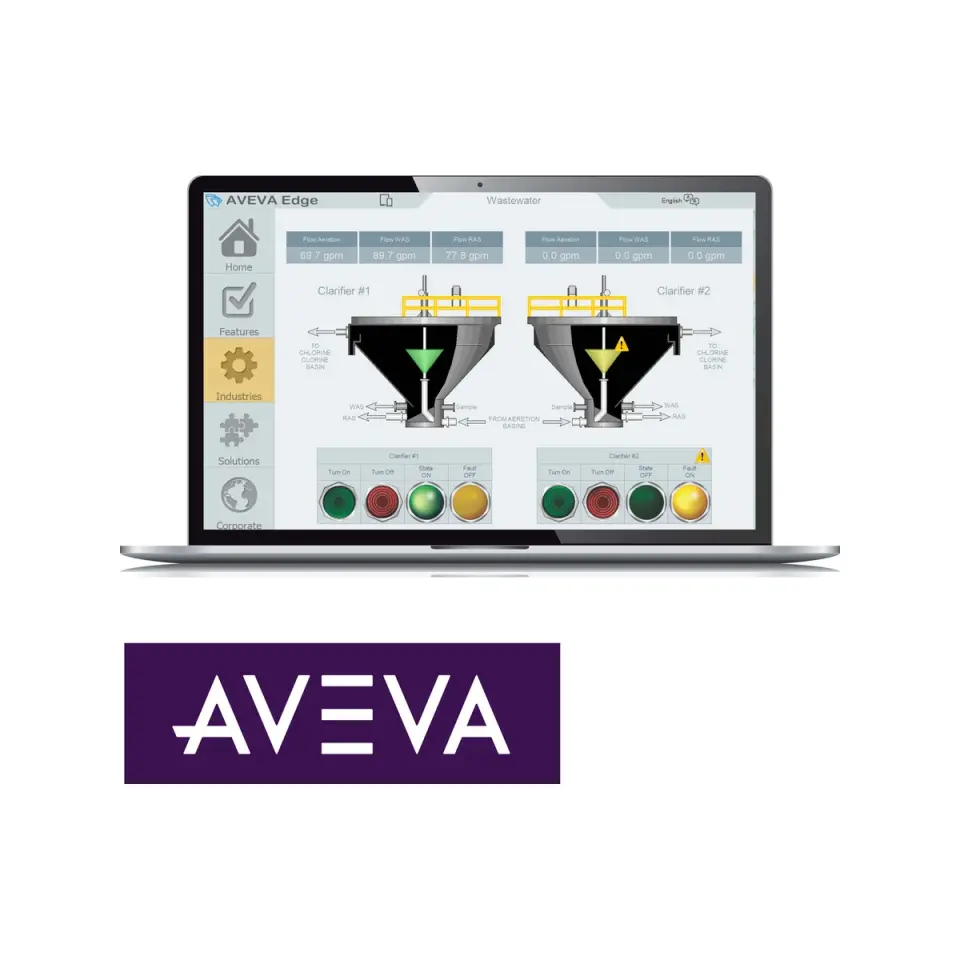 Schneider EDGER-01-N-20, AVEVA Edge 2020 SCADA Runtime 1.5K Tags, 1 Thin Client