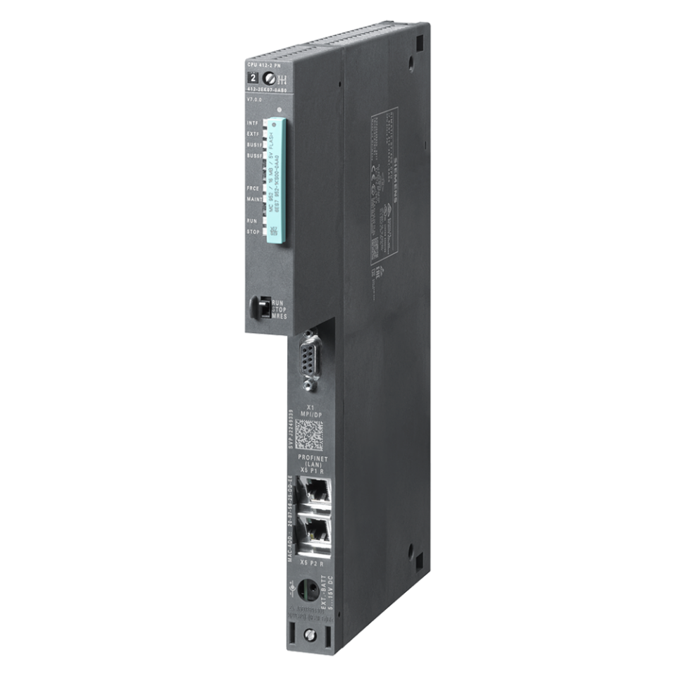 Siemens 6ES7412-2EK07-0AB0 CPU 412-2 PN/DP S7-400 CPU ve Modül
