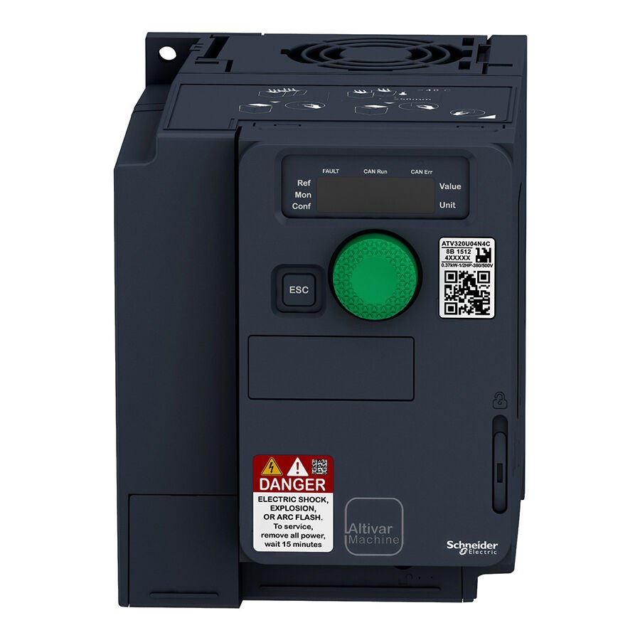 Schneider ATV320U04N4C ATV320 Compact 0,37KW 500V 3 PHASE Hız Kontrol Cihazları
