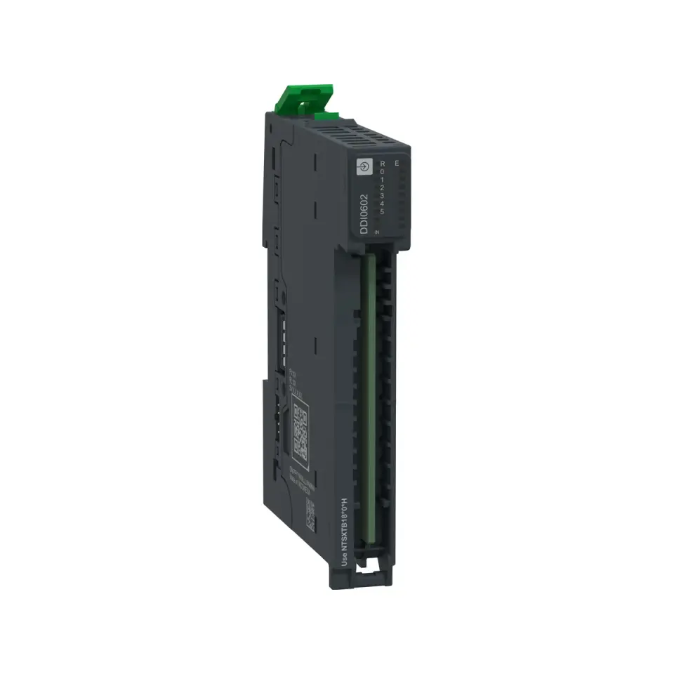Schneider NTSDDI0602K, Modicon Edge I/O NTS, 6 Kanallı Dijital Giriş Uzak I/O Modülü, 24 Volt DC, Sink