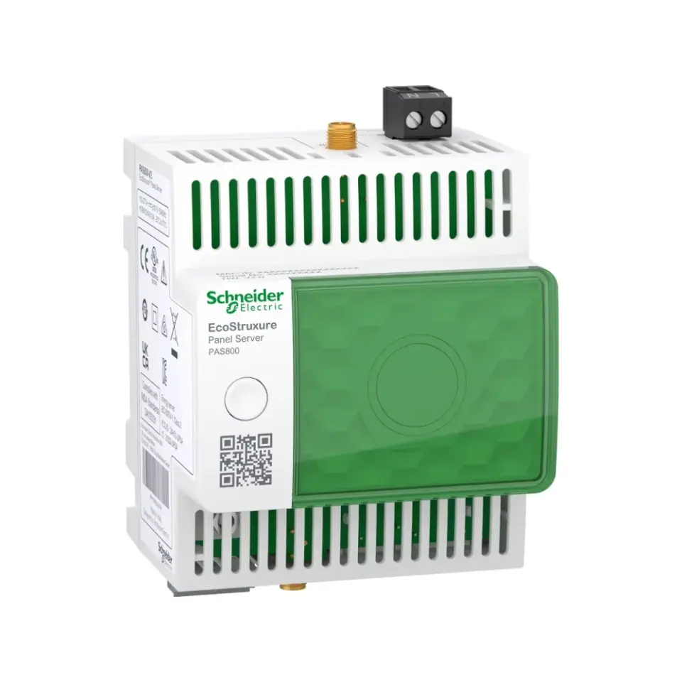 Schneider Electric PAS800, EcoStruxure, Panel Server Gelişmiş Veri Kaydedici, 110-277 Volt AC/DC