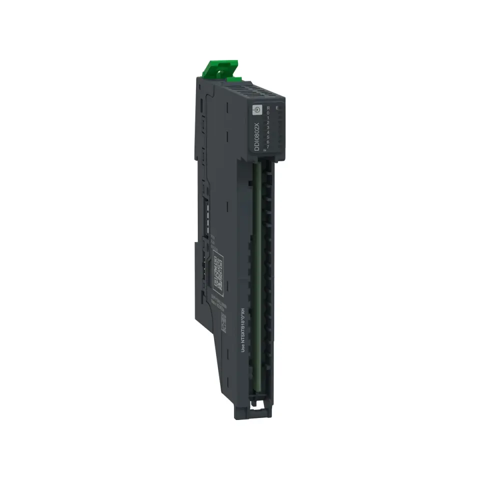 Schneider NTSDDI0802XK, Modicon Edge I/O NTS, 8 Kanallı Dijital Giriş Uzak I/O Modülü, 24 Volt DC, Sink