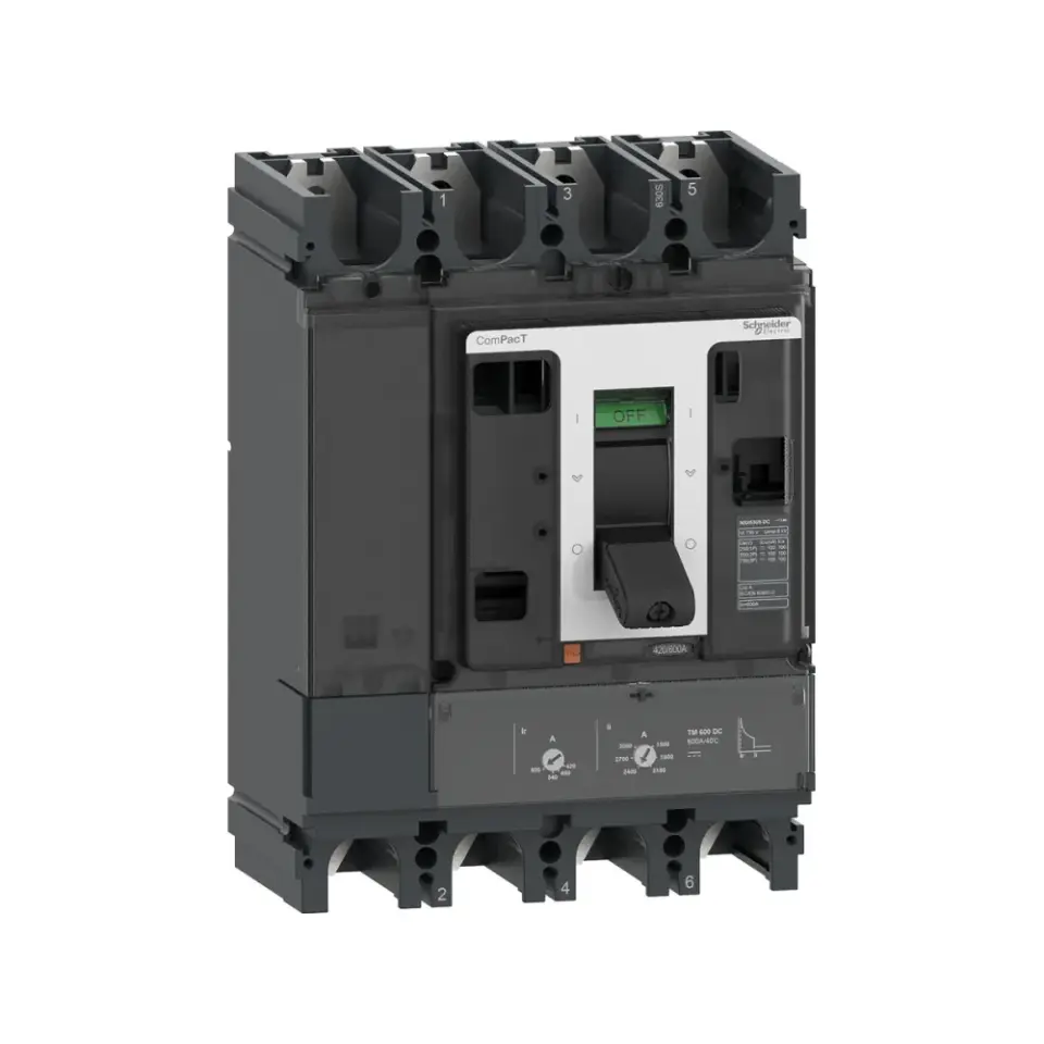 Schneider Electric C40S4TM320D, ComPact NSX DC, 224-320 Amper, 4 Kutuplu, 100 kA, Kompakt Şalter, NSX400S, TM320D