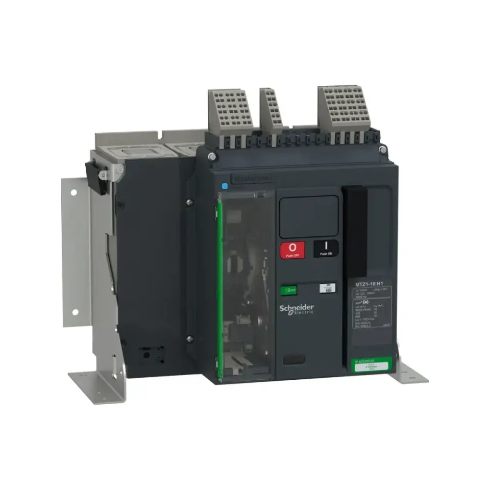 Schneider Electric MTZ116_H12E4PMFHH, MasterPact MTZ Active, 640-1600 Amper, 4 Kutuplu, 42 kA, Sabit Açık Tip Güç Şalteri, MicroLogic 2.0E