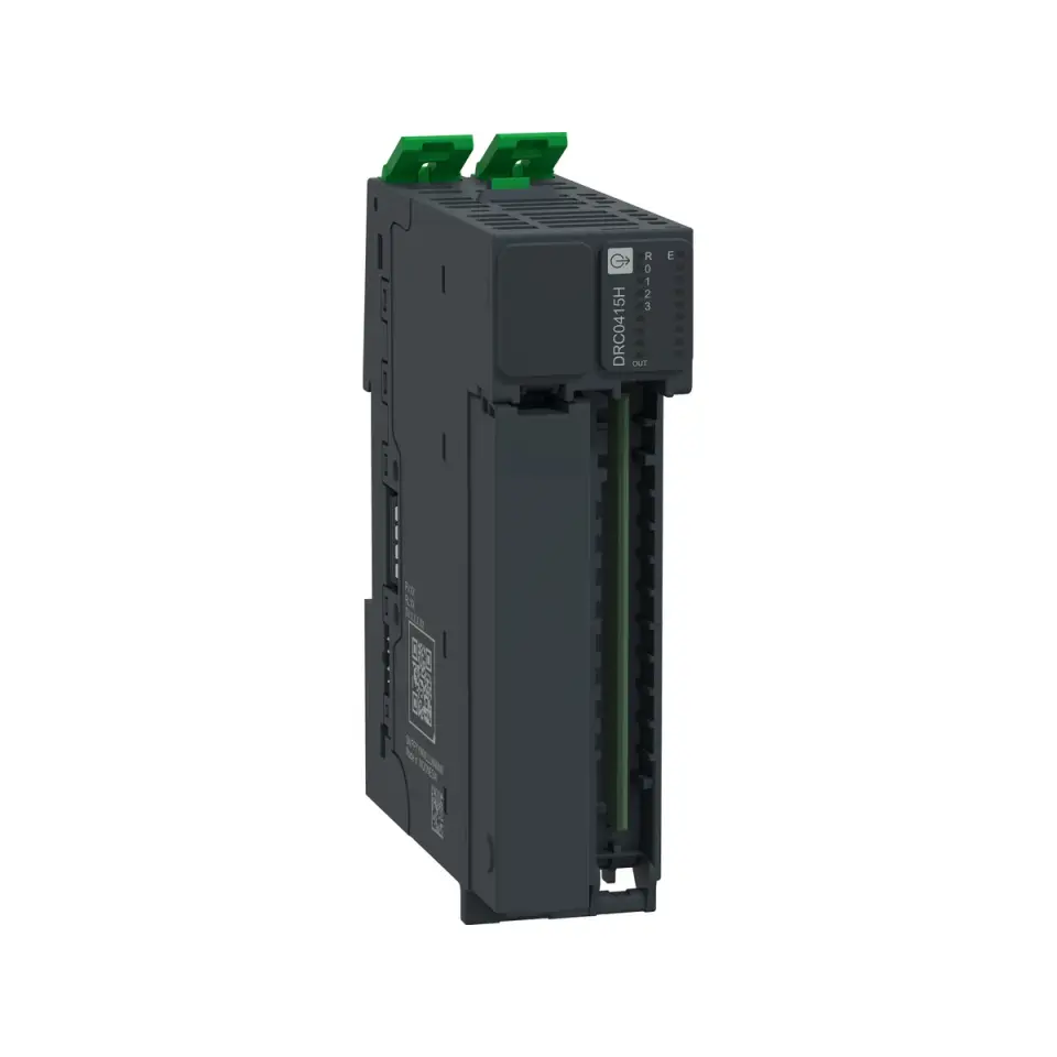 Schneider NTSDRC0415HK, Modicon Edge I/O NTS, 4 Kanallı İzole Röle Dijital Çıkış Uzak I/O Modülü, 5 Amper, 4NA+4NK, Hardened