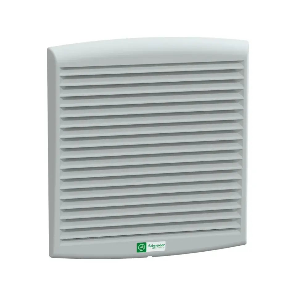 Schneider Electric NSYCVF165M24DPF, ClimaSys, Çıkış Izgaralı ve Filtreli Fan, 223x223mm, IP54, 165 m³/h, 24 Volt DC