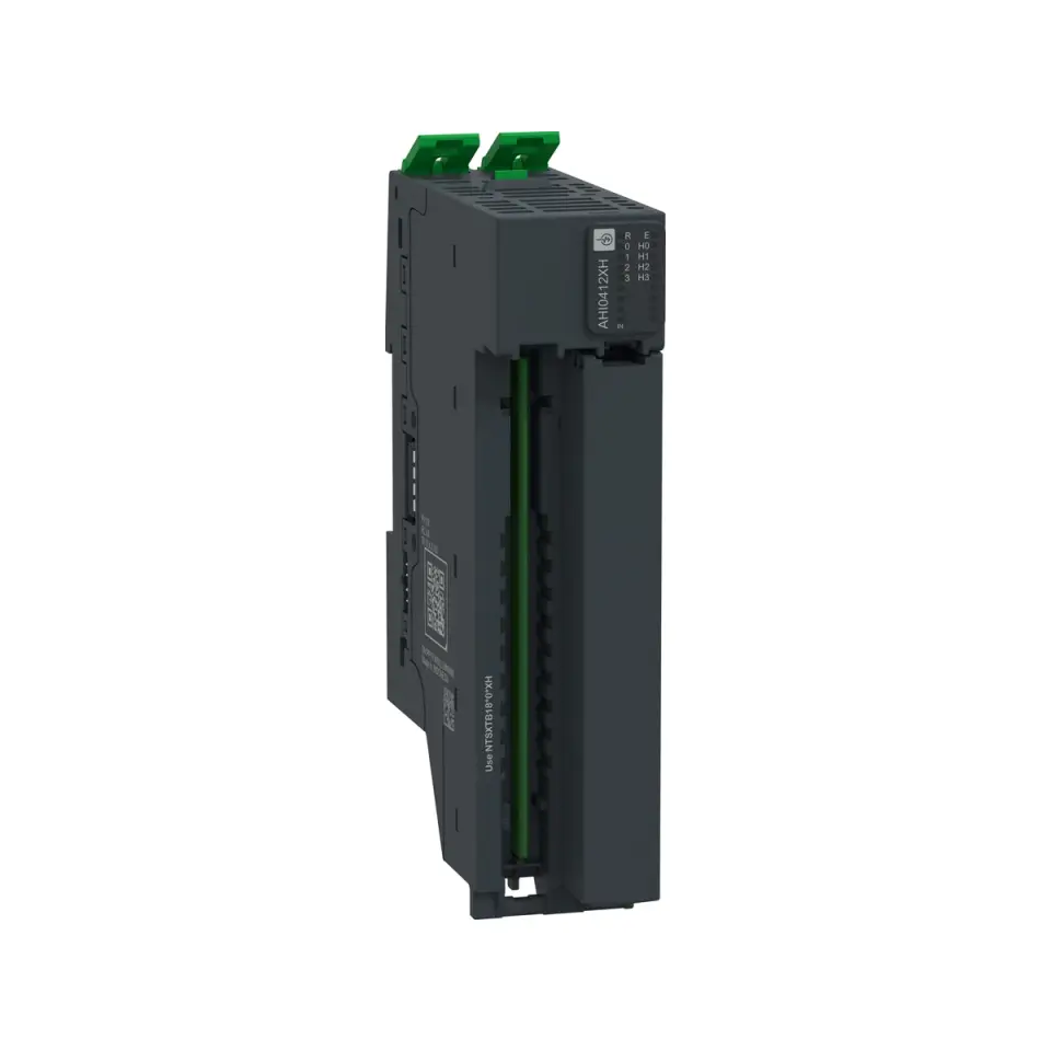 Schneider NTSAHI0412XHK, Modicon Edge I/O NTS, 4 Kanallı İzole HART Akım Analog Giriş Uzak I/O Modülü, Loop Beslemeli, Hardened