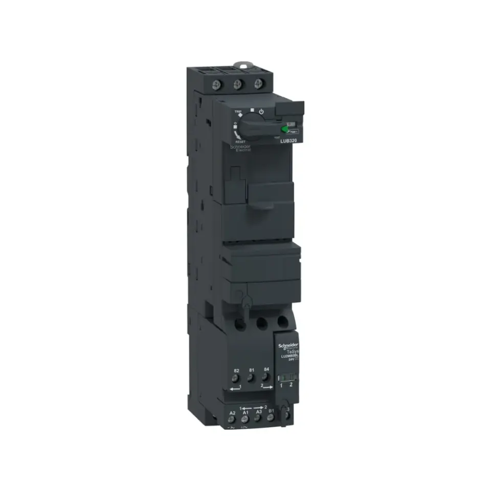 Schneider Electric LU2B32BL, TeSys U, 15 kW, 32 Amper, Enversör, Entegre Motor Yolverici Baz Ünitesi, 24 Volt DC