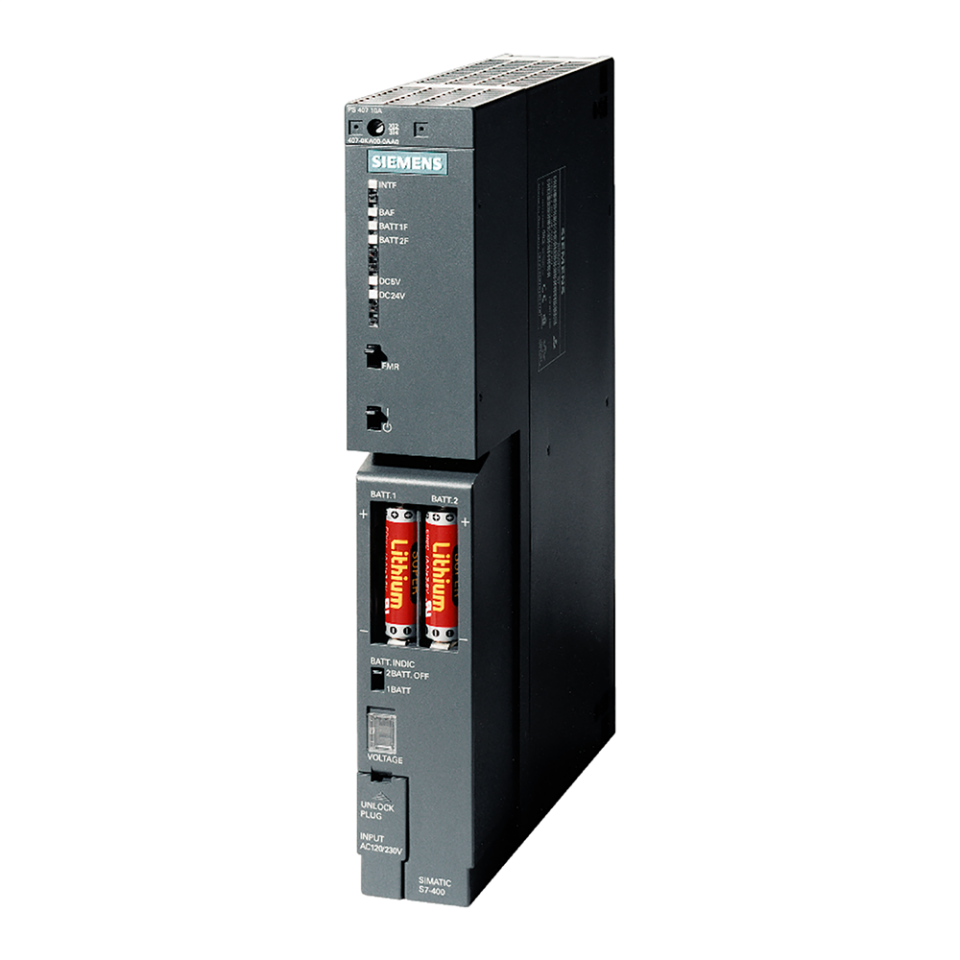 Siemens 6ES7407-0DA02-0AA0 PS 407 4A Güç Kaynağı S7-400 CPU ve Modül