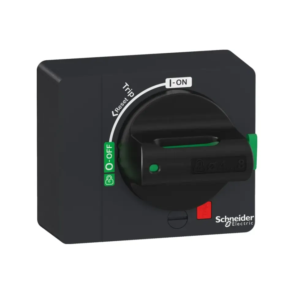 Schneider Electric GV4ADN01, TeSys Deca, GV4 Motor Koruma Şalterleri için Döner Kurma, Siyah, IP54