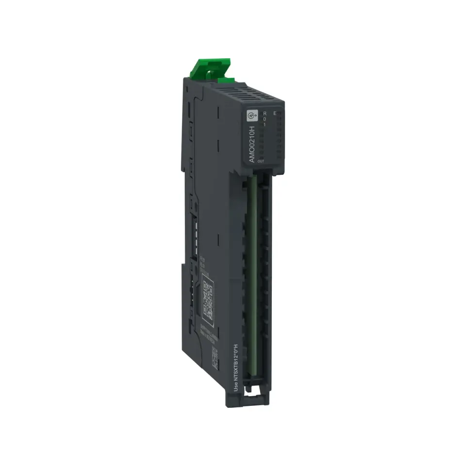 Schneider NTSAMO0210HK, Modicon Edge I/O NTS, 2 Kanallı İzole Akım/Gerilim Analog Çıkış Uzak I/O Modülü, Hardened