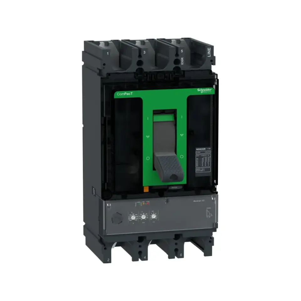 Schneider Electric C63R32D630, ComPact NSX, 250-630 Amper, 3 Kutuplu, 45 kA, Kompakt Şalter, NSX630R, MicroLogic 2.3