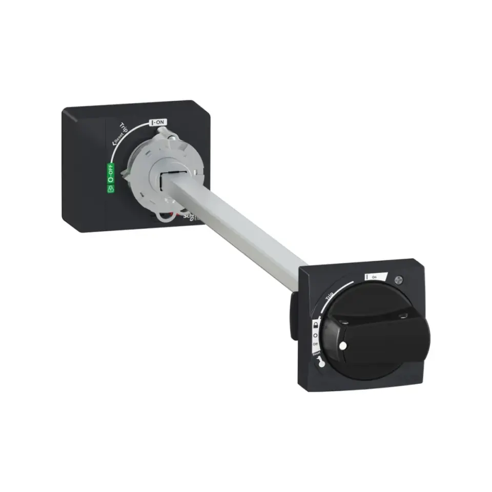 Schneider Electric GV4APN01, TeSys Deca, GV4 Motor Koruma Şalterleri için Uzatmalı Döner Kurma, Siyah, IP54