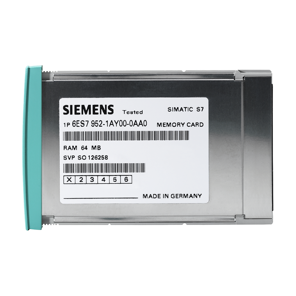 Siemens 6ES7952-0AF00-0AA0 Hafıza Kart Modülü S7-400 CPU ve Modül