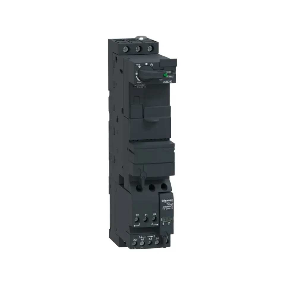 Schneider Electric LU2B38FU, TeSys U, 18.5 kW, 38 Amper, Enversör, Entegre Motor Yolverici Baz Ünitesi, 110-240 Volt AC/DC
