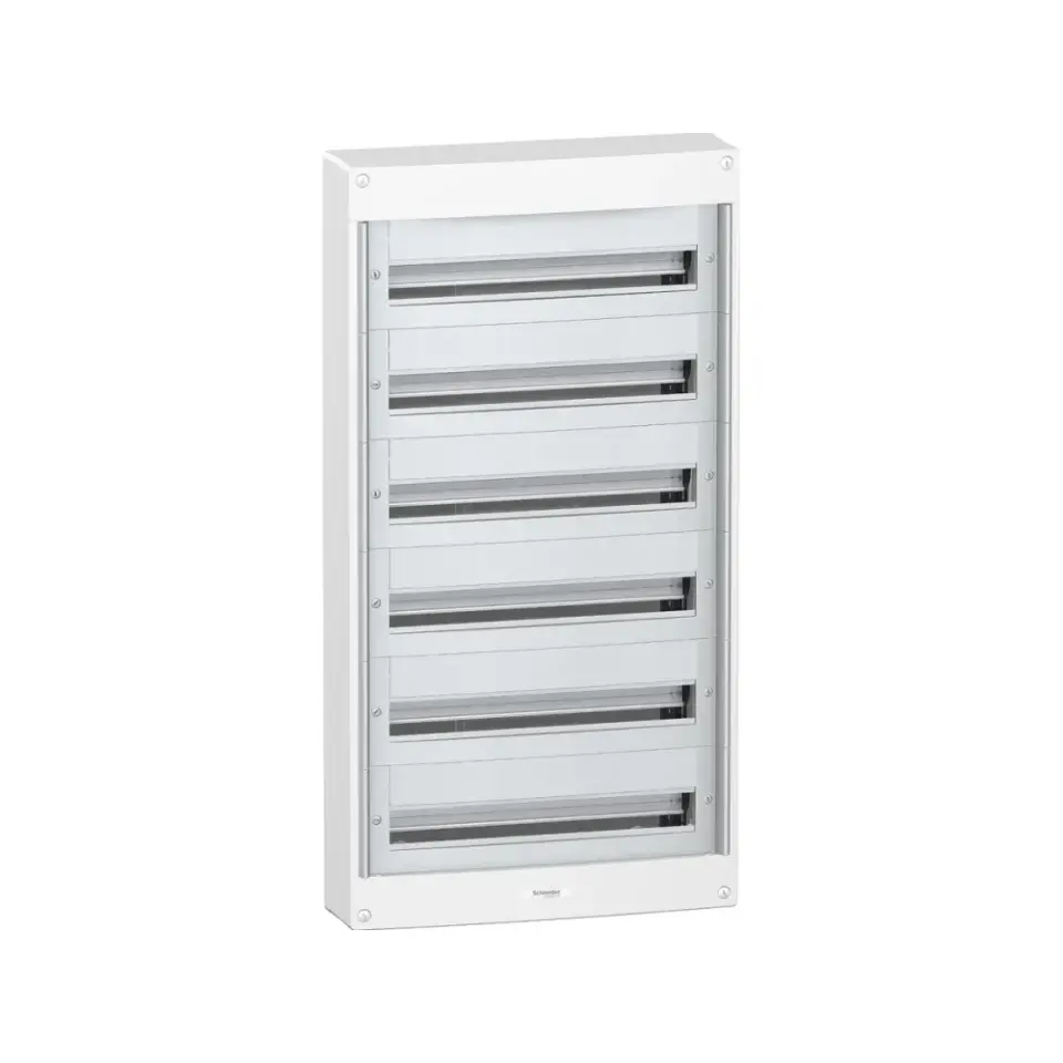 Schneider Electric PRA20624, Pragma, 144 Modül, 6 Sıralı, Kapaksız, Halojen Free, Sıvaüstü Dağıtım Kutusu