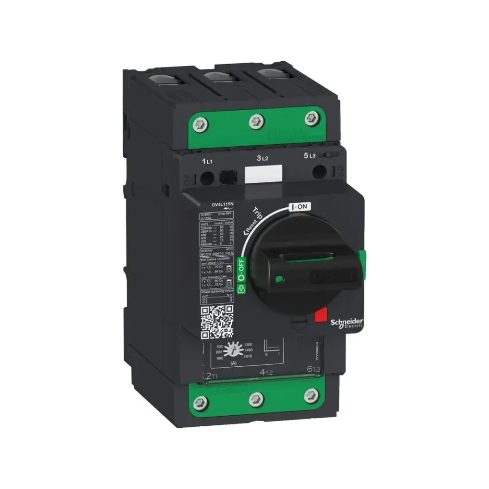 Schneider Electric GV4L03N, TeSys Deca, 3.5 Amper, 0.55-1.5 kW, Motor Koruma Şalteri, 50 kA
