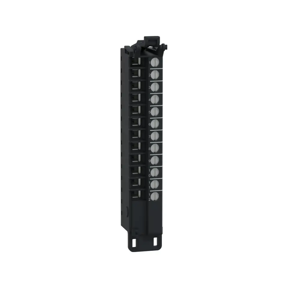 Schneider NTSXTB12000H, Modicon Edge I/O NTS, Kompakt Uzak I/O Modülleri için 12 Noktalı Vidalı Terminal Blok, Kapaksız