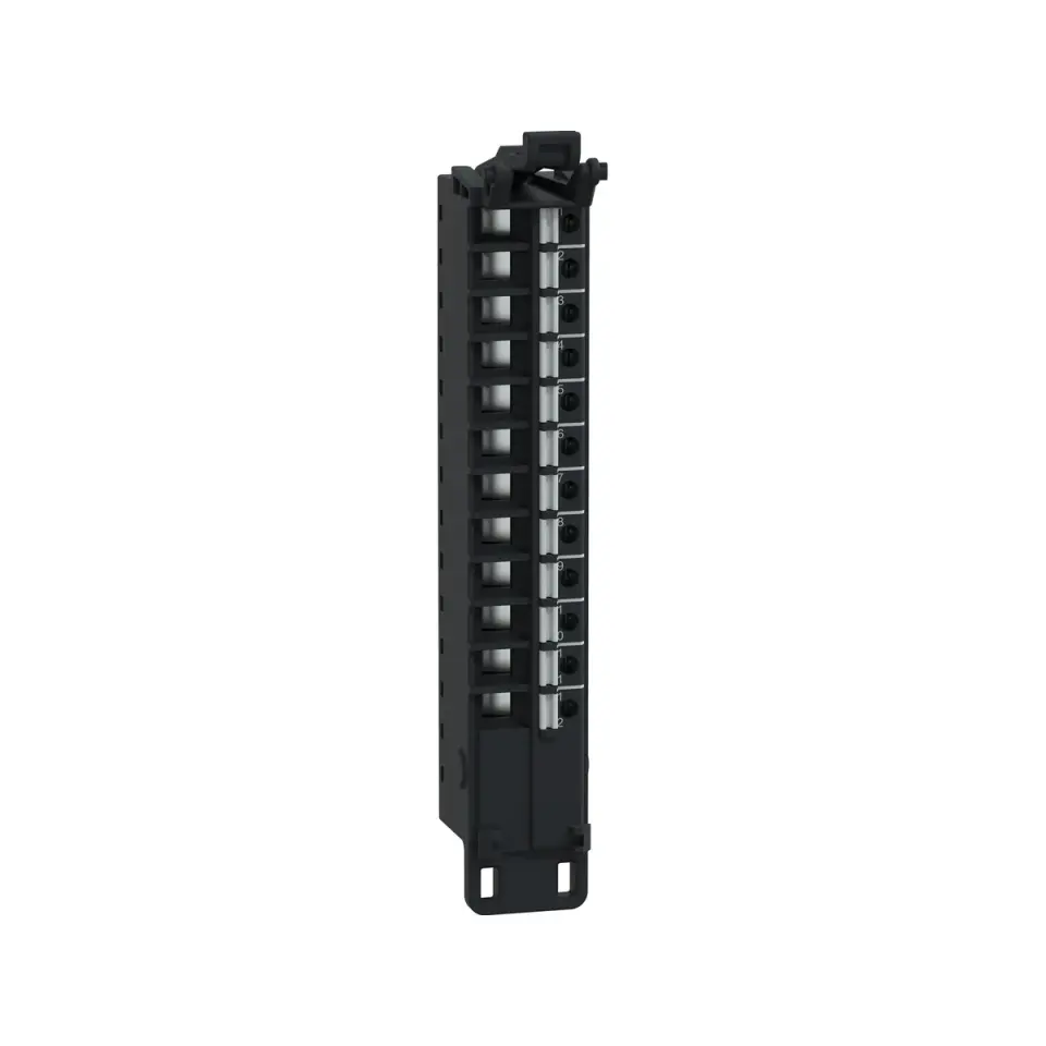 Schneider NTSXTB12210H, Modicon Edge I/O NTS, AC Kompakt Uzak I/O Modülleri için 12 Noktalı Yaylı Klemensli Terminal Blok, Kapaksız