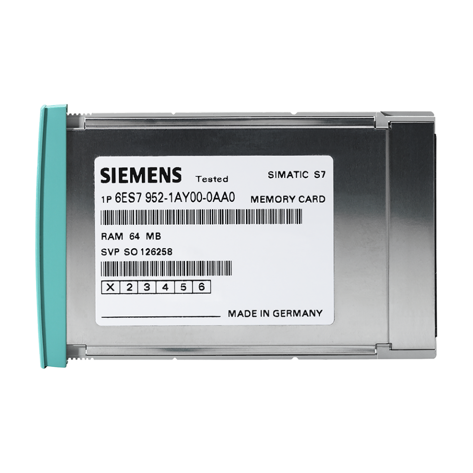Siemens 6ES7952-1KT00-0AA0 Hafıza Kart Modülü S7-400 CPU ve Modül