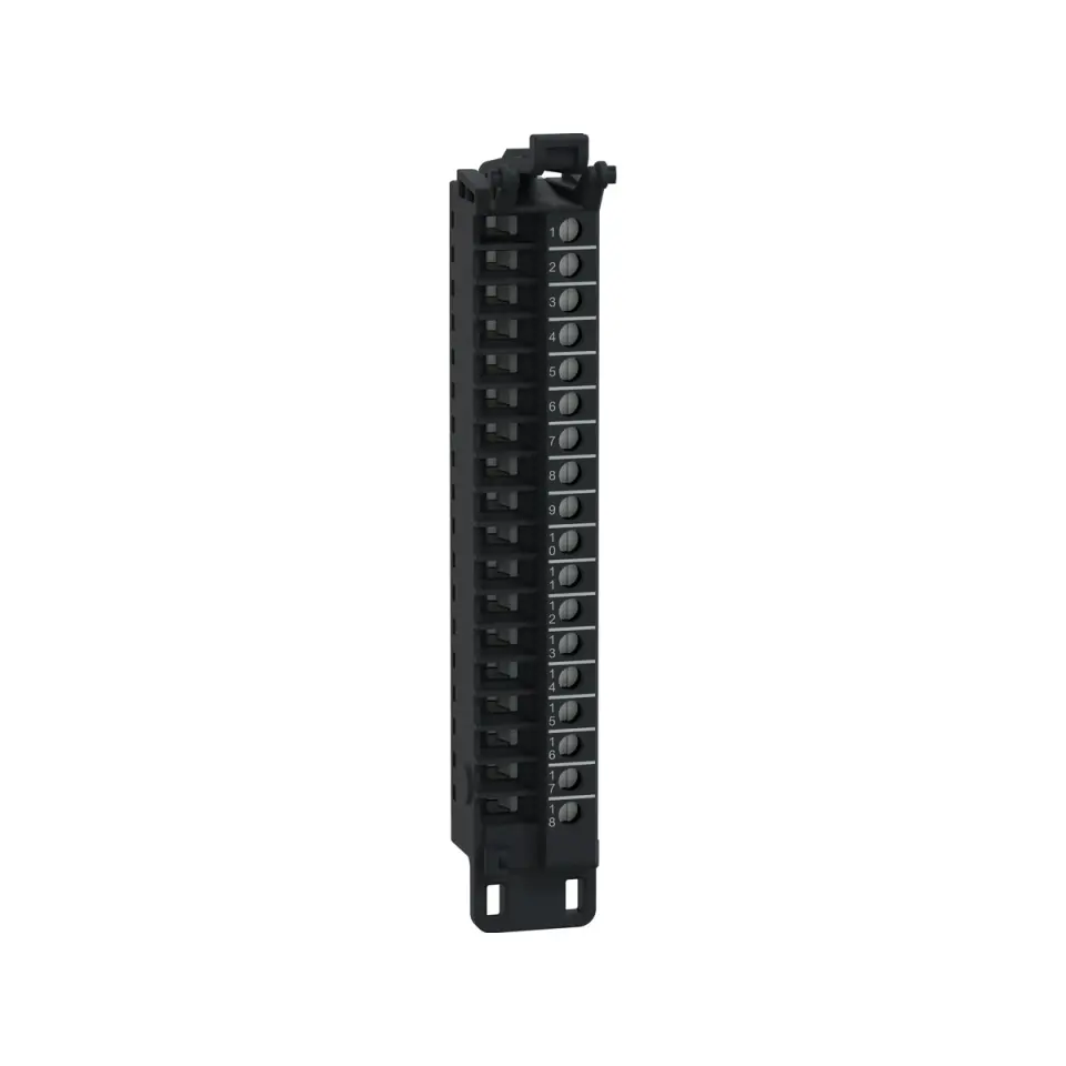 Schneider NTSXTB18000H, Modicon Edge I/O NTS, Kompakt Uzak I/O Modülleri için 18 Noktalı Vidalı Terminal Blok, Kapaksız