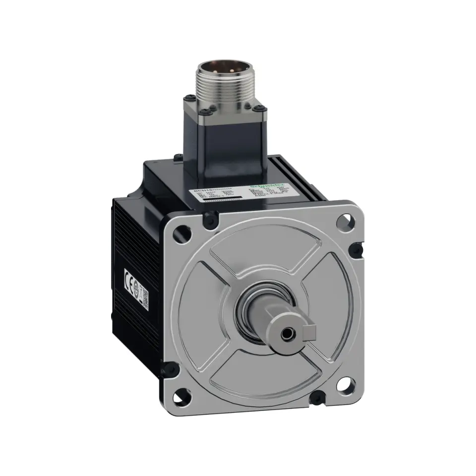 Schneider BCH18LH1033CF6C, Easy Lexium 18E, 1 kW Düşük Ataletli Dahili Frenli Servo Motor, 3000 RPM, 3.18 Nm, 23 Bit Çok Turlu Mutlak Enkoder, 100 mm Flanş, 22 mm Şaft