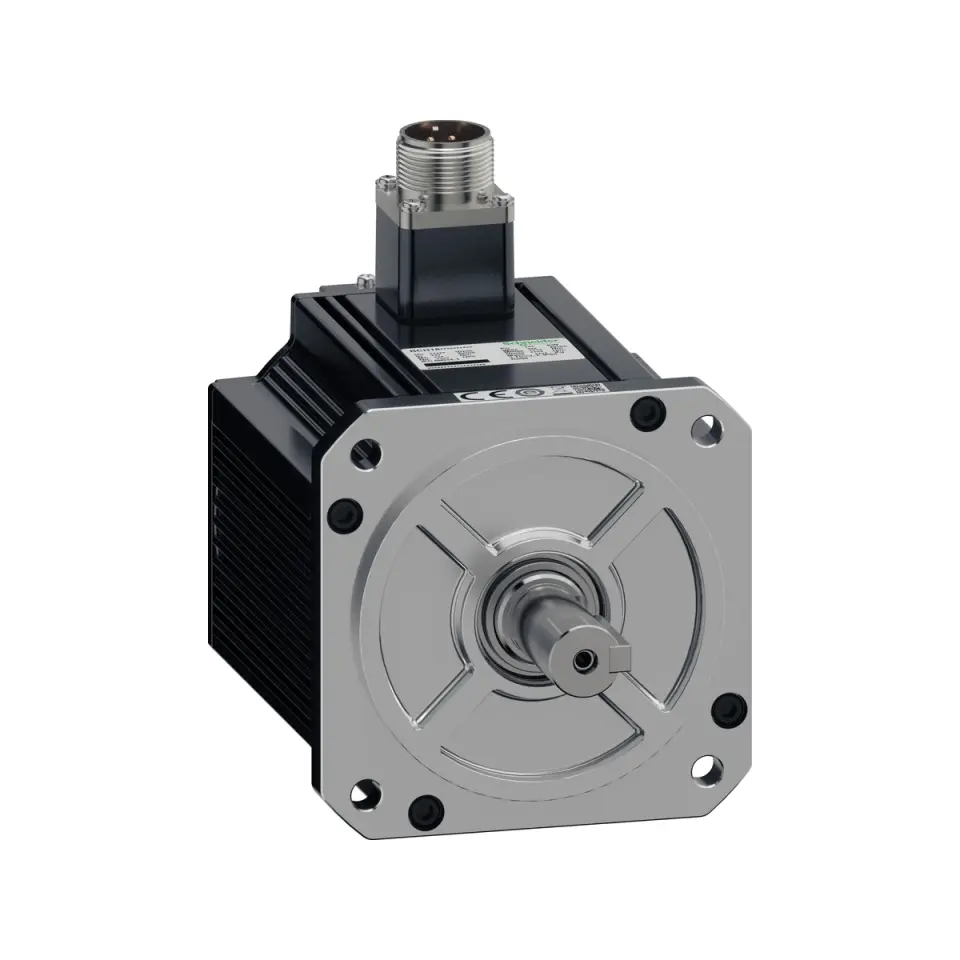 Schneider BCH18LM3033CF6C, Easy Lexium 18E, 3 kW Düşük Ataletli Dahili Frenli Servo Motor, 3000 RPM, 9.8 Nm, 23 Bit Çok Turlu Mutlak Enkoder, 130 mm Flanş, 28 mm Şaft