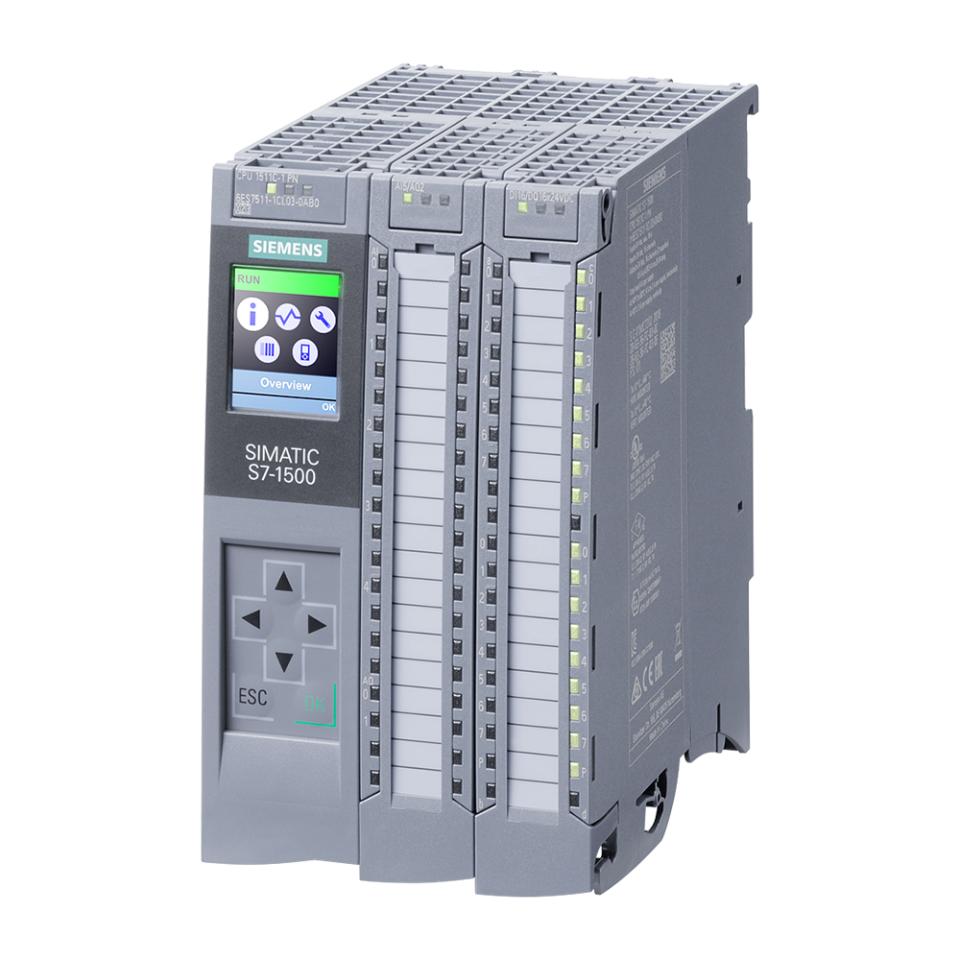 Siemens 6ES7511-1CK01-0AB0 CPU 1511C-1 PN S7-1500 Müdül ve CPU