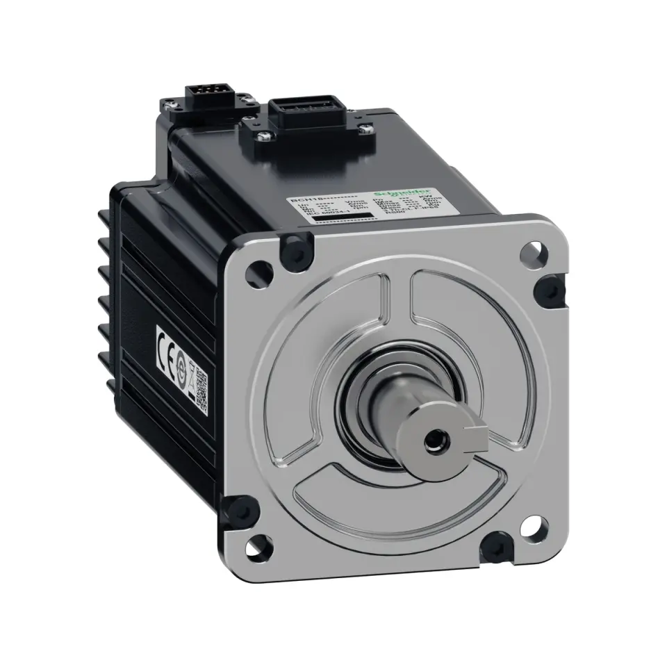 Schneider BCH18MF0433CF5C, Easy Lexium 18E, 0.4 kW Orta Ataletli Dahili Frenli Servo Motor, 3000 RPM, 1.27 Nm, 23 Bit Çok Turlu Mutlak Enkoder, 80 mm Flanş, 14 mm Şaft